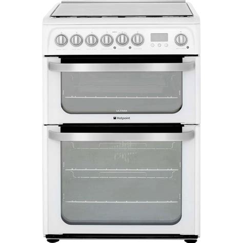 hotpoint dual fuel cookers 60cm white